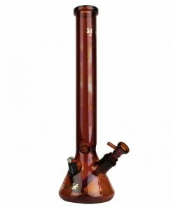 West Coast Gifts Gear Premium 18" Tall 7mm Thick Sidekick Beaker Bong W/ Lighter Holster