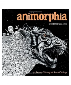BOB Headquarters Animorphia - An Extreme Coloring And Search Challange By Kerby Rosane Books