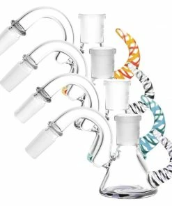 BOB Headquarters Pulsar 45° Worked Horn Ash Catcher 14mm Pulsar Glass