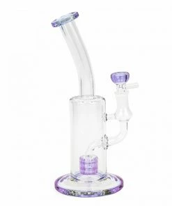 West Coast Gifts Purple Flower Bubbler W/ Matrix Perc