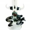 Puff Shine Glassworks 20" Black Squid Straight Tube Bong Bongs