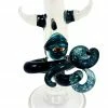 Puff Shine Glassworks 20" Blue Squid Straight Tube Bong New Arrivals