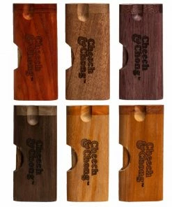 West Coast Gifts Cheech & Chong Glass Cheech & Chong Logo Dugout With Matching Bat