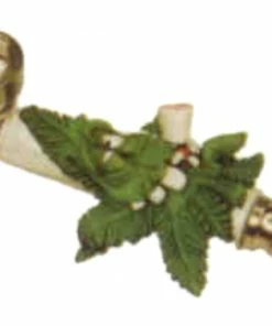 KDK Wholesale New Arrivals Cannabud Poly-Resin Metal Pipes