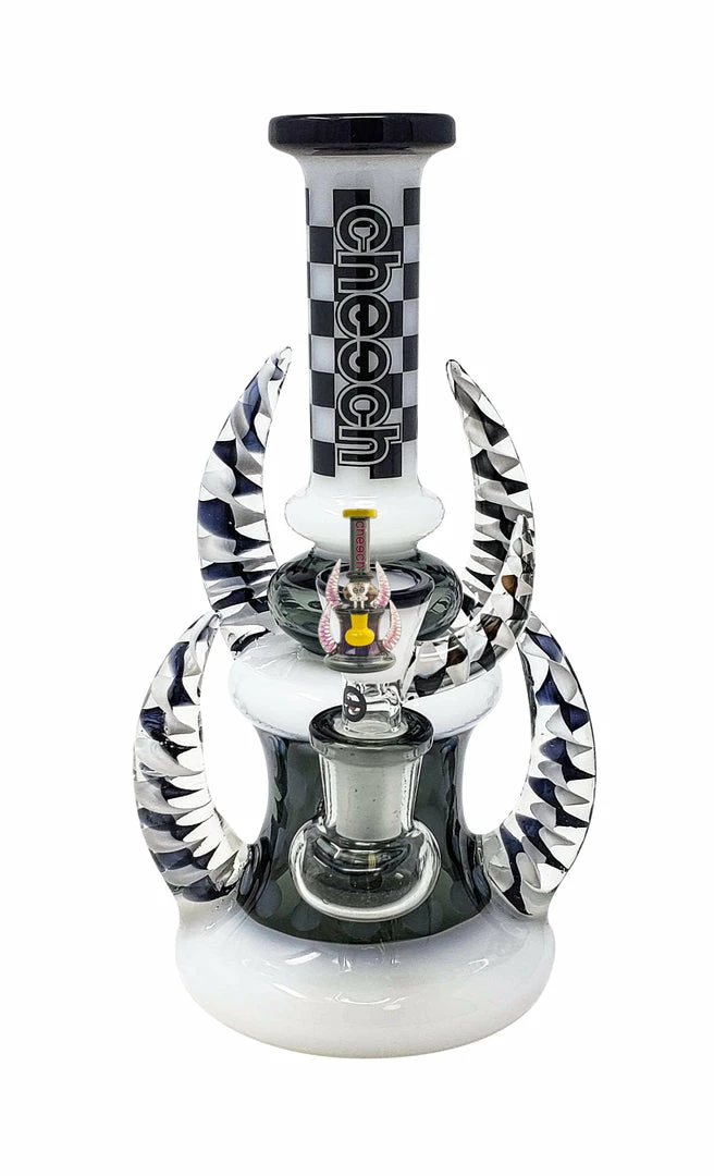 New ๐ Cheech Glass 8" Tall Horns Dab Rigs ๐ 4 Cheech Glass 8" Tall Horns Dab Rigs