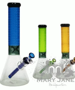 Cheech Glass 14" Tall Colour Sandblast Beaker