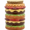 West Coast Gifts Cheeseburger Ceramic Stash Jar