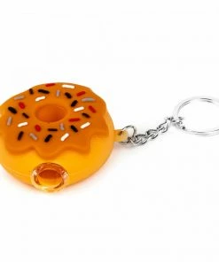 Cheapest ๐ West Coast Gifts Lit Silicone 2.25" Donut Hand Pipe W/ Glass Bowl & Keychain ๐งจ 6 West Coast Gifts Lit Silicone 2.25