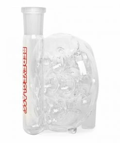 West Coast Gifts Red Eye Glass 14mm Clear Ash Catcher With Swiss Perc
