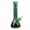 West Coast Gifts IRie 15" Tall 7mm Thick Black Accents Beaker Tube Bong Irie Glass