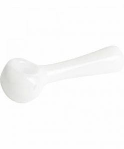 West Coast Gifts Red Eye Glass Solid Colour Glass Hand Pipe W/ Built-in Ash Catcher