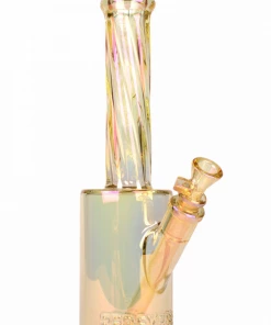 West Coast Gifts Red Eye Tek 11" Tall Metallic Terminator Finish Straight Tube Bong W/Embossed Logo