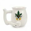 West Coast Gifts Stoned Leaf Ceramic Mug Pipe