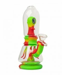 West Coast Gifts LIT Silicone 9" Tall Alien Invasion Bubbler