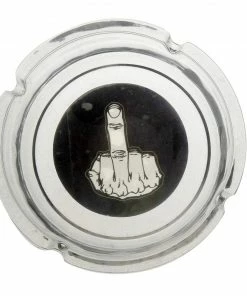 BOB Headquarters 4" Round Glass Ashtrays