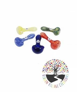 Local Art Hidden Village Creations Frit Glass Pipes (Mike's Pipes)