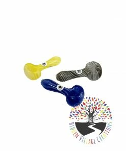 Local Art Hidden Village Creations Frit Glass Pipes (Mike's Pipes)