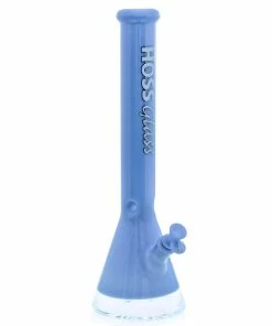 Hoss Glass 18" Colored Beaker Bong With Window Base New Arrivals