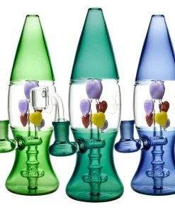 BOB Headquarters Pulsar 9" Lava Lamp Dab Rigs Pulsar Glass