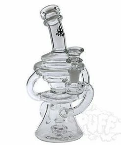 Puff Hydros 7" Clear Klien Recycler Dab Rig Rigs