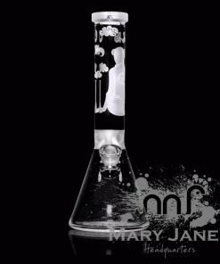 Hot Sale 💯 Milkyway Glass 14" Tall 9mm Glass Midnight Beaker Bong 😀 5 Milkyway Glass 14