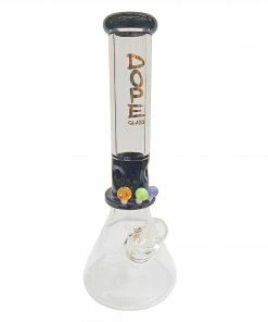 Moe Gifts Dope Glass 14" Tall Mushroom Beaker Bong