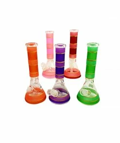 ACM Glass OG Original 10" Tall Multi Color Beaker Bongs