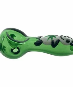 BOB Headquarters Panda Spoon By Chameleon Glass
