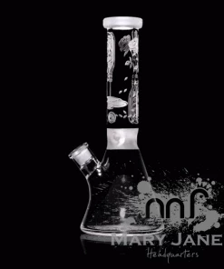 Milkyway Glass 14" Tall 9mm Potion Rose Beaker Bong