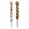 BOB Headquarters Pulsar Rainbow Twist Dab Straw W/10mm Tip Rigs