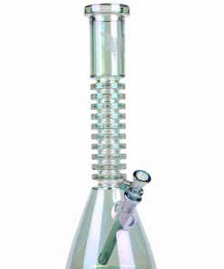 West Coast Gifts Red Eye Tek 15" Tall Metallic Terminator Finish Radiation Beaker Tube Bong