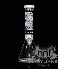 Milkyway Glass 14" Tall 9mm Skull King Beaker Bong