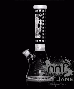 Milkyway Glass 14" Tall 9mm Skull King Beaker Bong