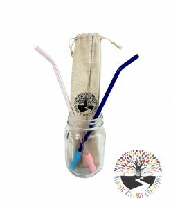 Local Art Hidden Village Creations Glass Straws Local Glass