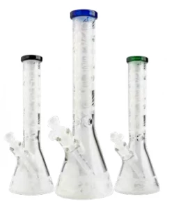 Cheech Glass 15" Tall Planet Sandblast Beaker Bong