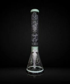 JJ Trading New Arrivals WENEED 18″ Tall Undead Warrior 7mm Beaker Bongs