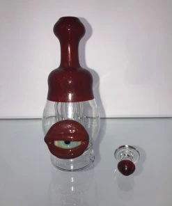 Local Art Mindblowing Glass Puffco Peak Glass Tops W/ Matching Carb Cap