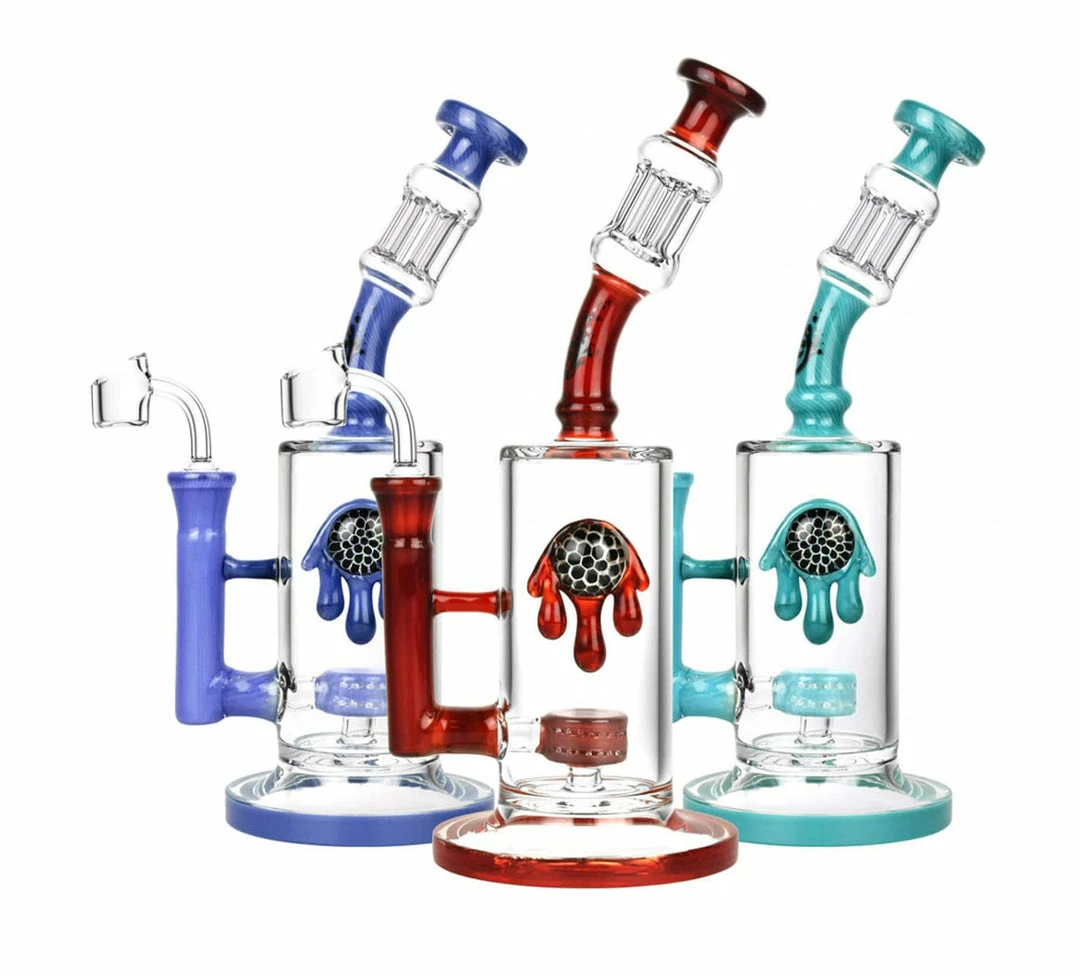 Best Sale π BOB Headquarters Pulsar 10.5" Tall Drippy Quad Dab Rig Pulsar Glass β 1 BOB Headquarters Pulsar 10.5" Tall Drippy Quad Dab Rig Pulsar Glass